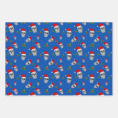 Christmas Skull Wrapping Paper Set (Voorkant 3)