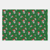 Christmas Skull Wrapping Paper Set (Voorkant 2)