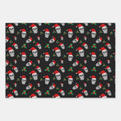 Christmas Skull Wrapping Paper Set (Voorkant)