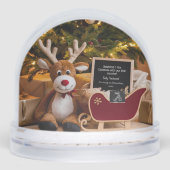 Christmas Sleigh Pregnancy Announcement (Avant)