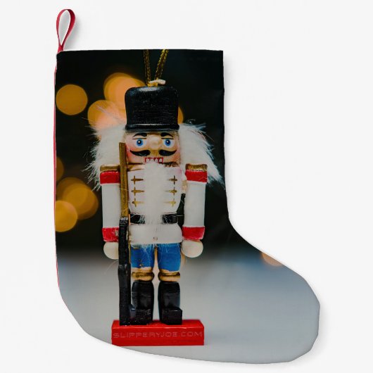 Christmas SlipperyJoe notenkraker beeldje ornament Kleine Kerstsok (Voorkant)