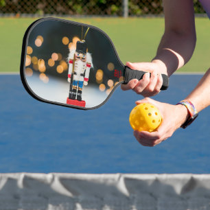 Christmas SlipperyJoe notenkraker beeldje ornament Pickleball Paddle