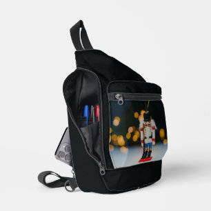 Christmas SlipperyJoe notenkraker beeldje ornament Sling Bag