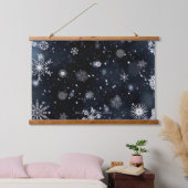 Christmas SlipperyJoe vallen verschillende vormen Hangend Wandkleed (Slaapkamer)