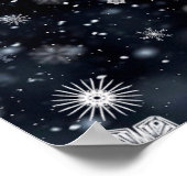 Christmas SlipperyJoe vallen verschillende vormen Poster (Hoek)