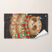 Christmas sloth   (Serviette à main)