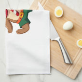 Christmas Sloth Elf Peppermint Candy Cane Shirt Gi Theedoek (Quarter Fold)