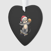 CHRISTMAS SLOTH Funny Christmas Skateboard Sloth ( (devant)