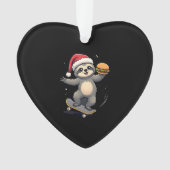 CHRISTMAS SLOTH Funny Christmas Skateboard Sloth ( (devant)