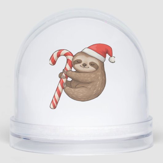 Christmas Sloth Hugging Candy Cane Classic T-Shirt (Avant)