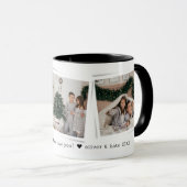Christmas Snapshots 3 Photo Personalized Gift Mok (Voorkant rechts)