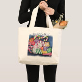 CHRISTMAS SNOEP SECRET GIFTS GROTE TOTE BAG (Voorkant (product))