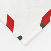 Christmas Snoep Sprinkle 4 Fotocollage Fleece Deken (Hoek)