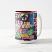 CHRISTMAS-SNOEP TWEEKLEURIGE KOFFIEMOK (Voorkant rechts)