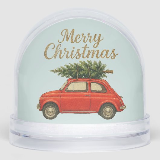 Christmas Snow Globe. (Avant)