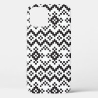 Christmas Snowflakes Fair Isle Seamless Patternart