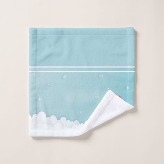 Christmas Snowman (Gant de toilette)