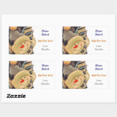 Christmas Snowman aangepaste Stickers (Vel)