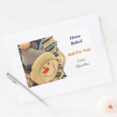 Christmas Snowman aangepaste Stickers (Envelop)