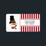 Christmas Snowman Adresse postale Étiquettes<br><div class="desc">Il vous suffit de modifier le texte modèle à vos propres informations pour acheter ces étiquettes de adresse pour vos mailings de vacances.</div>