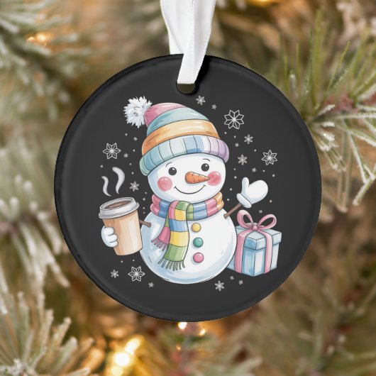 Christmas Snowman Gift Holiday Winter Xmas Coffee (Arbre)