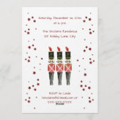 Christmas Snowman Holiday Party Invitation (Dos)
