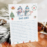 Christmas Snowman Papa Joie Carte de jeu<br><div class="desc">Christmas Snowman Papa Joie Carte de jeu</div>