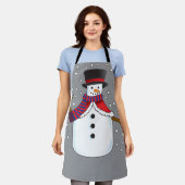 Christmas Snowman Schort (Gedragen)