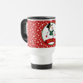Christmas Snowman Travel Mug (Devant gauche)
