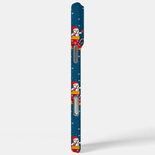 Christmas Snowman Whimsical Pattern Case-Mate iPhone Case (Achterkant / Rechts)
