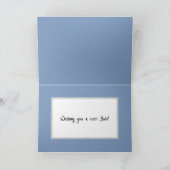 Christmas Snowmen Melting Around a Campfire Kaart (Binnen)