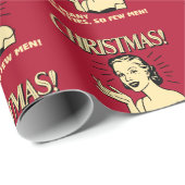 Christmas: So Many Partijen, So Few Men Cadeaupapier (Rol Hoek)