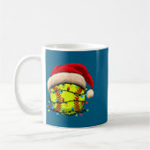 Christmas Softball Xmas Santa Srts Hat Mens Womens Koffiemok (Links)
