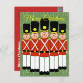 Christmas Soldier Christmas Briefkaart (Voorkant / Achterkant)