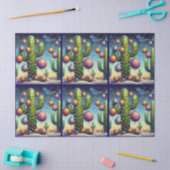 Christmas Southwest Saguaro Cactus Decoupage Tissuepapier (Craft)