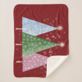 Christmas Sparkle Sherpa Deken (Voorkant)