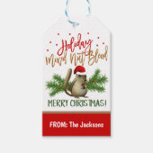 Christmas Spiced Nuts Gift Label Cadeaulabel (Voorkant)