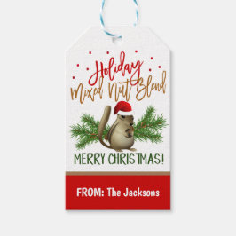 Christmas Spiced Nuts Gift Label Cadeaulabel