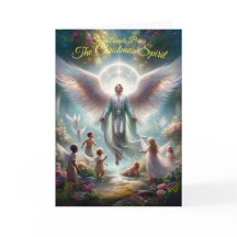 Christmas Spirit Gevouwen Wenskaart