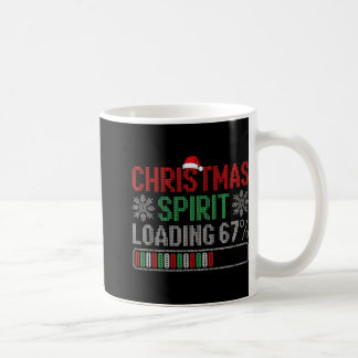 Christmas Spirit Loading 67% 67 Meme Six Seven Men Koffiemok