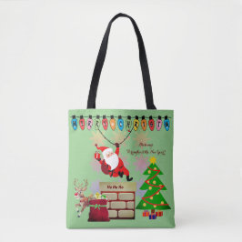 Christmas Spirit Santa Carry-all Tas