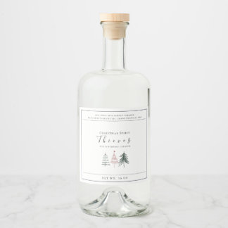 Christmas Spirit Thieves Label Likeurfles Etiket