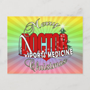 CHRISTMAS SPORTS GENEESMIDDELARTS FEESTDAGENKAART