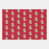 Christmas Springer Spaniel Dog Inpakpapier Vel (Voorkant 2)