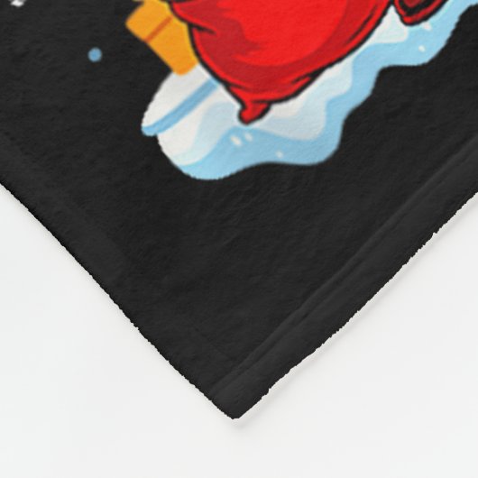 Christmas Squad Construction Trucks Excavators San Fleece Deken (Hoek)