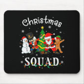 Christmas Squad Santa Dabbing Elf Family Matching  Muismat (Voorkant)