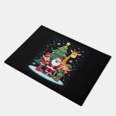 Christmas Squad Santa Giraffe Elf Dabbing Matching Deurmat (Schuin)