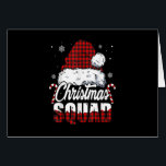 Christmas Squad Santa Hat Buffalo Plaid Red Funny<br><div class="desc">This is a great gift for your family,  friends who love Jesus. They will be happy to receive this gift from you during the holiday season or any other day.</div>