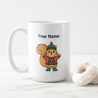 Christmas Squirrel Mug