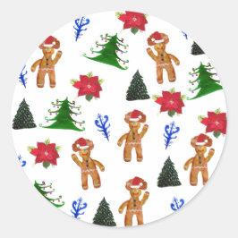 Christmas Sricker Ronde Sticker